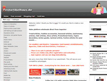 Tablet Screenshot of festartikelhaus.de